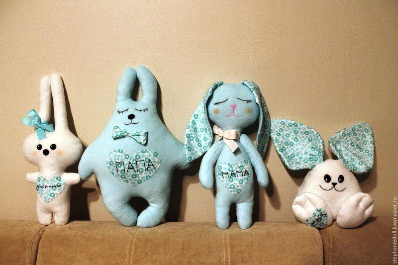 Шьем стоячего зайку Тильду