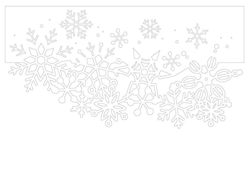 Вытынанки на окна к Новому году 2023 (81 фото) - новые схемы и шаблоны для распечатки, новогодние трафареты