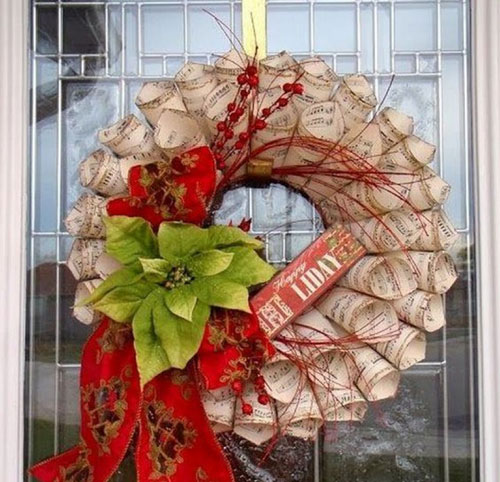 поделки с ребенком на Рождество из картона и фетра 4