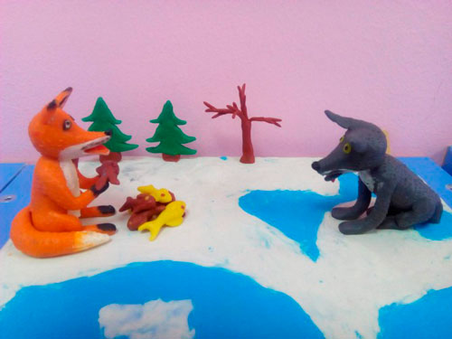 новогодние поделки из воздушного пластилина 2