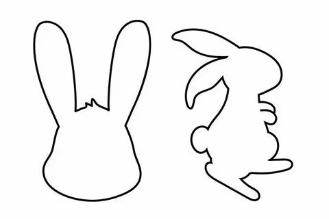 Шаблоны и трафарет Кролика на Новый 2023 год (25 трафаретов) .