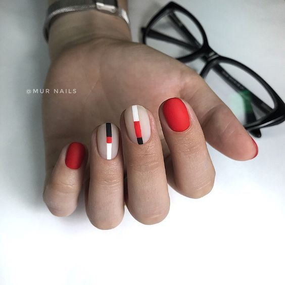 Красный маникюр 2022-2023: (210+ фото) тренды и новинки дизайна