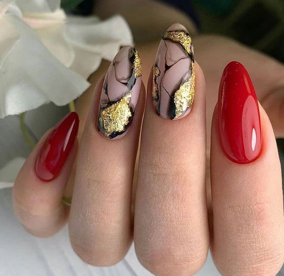 Красный маникюр 2022-2023: (210+ фото) тренды и новинки дизайна