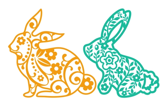 Шаблон кролика 4