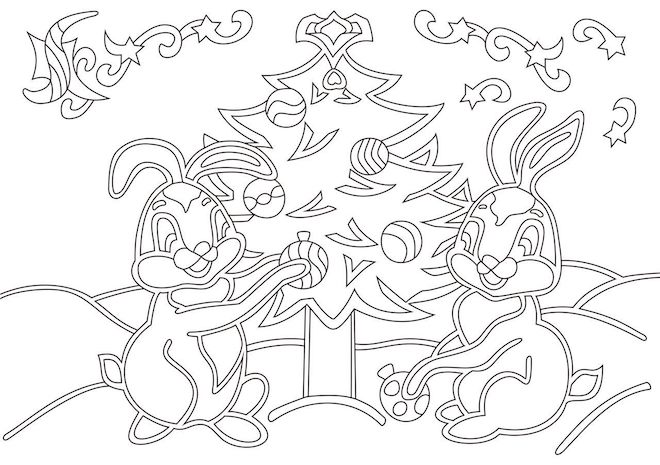 Шаблон кролика 3