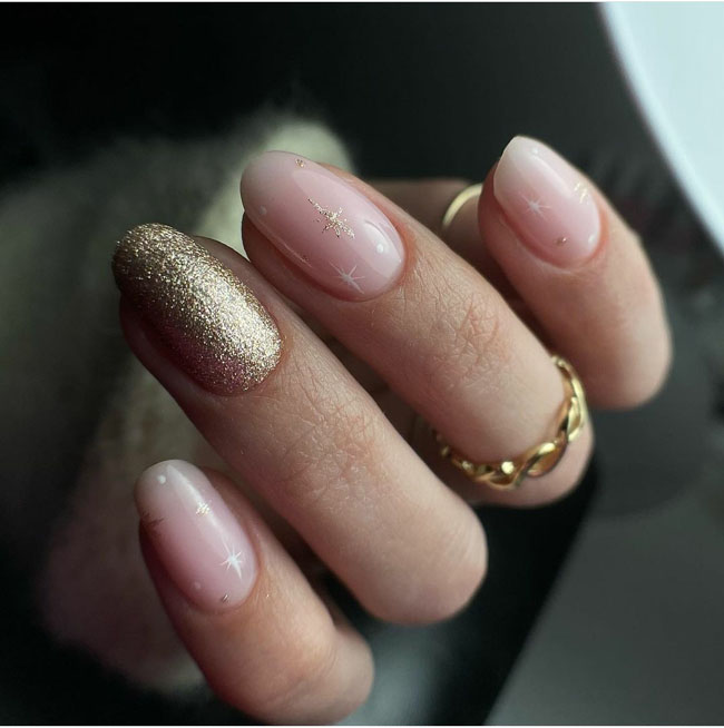 Маникюр на Новый год 2021 - красивые идеи (80 фото)