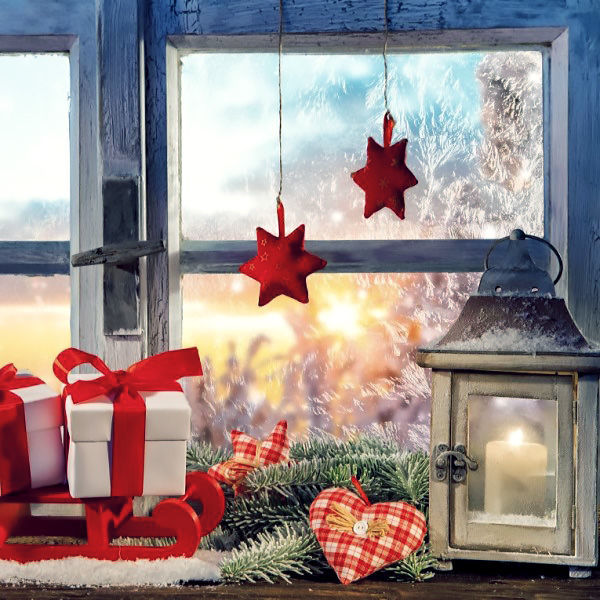 Рисунки на окнах к новому году 2022 гуашью, зубной пастой и прочими способами